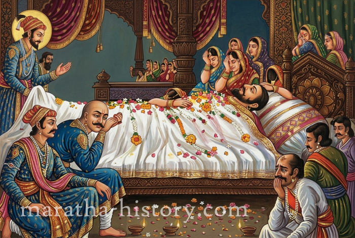 Death of Shivaji Maharaj