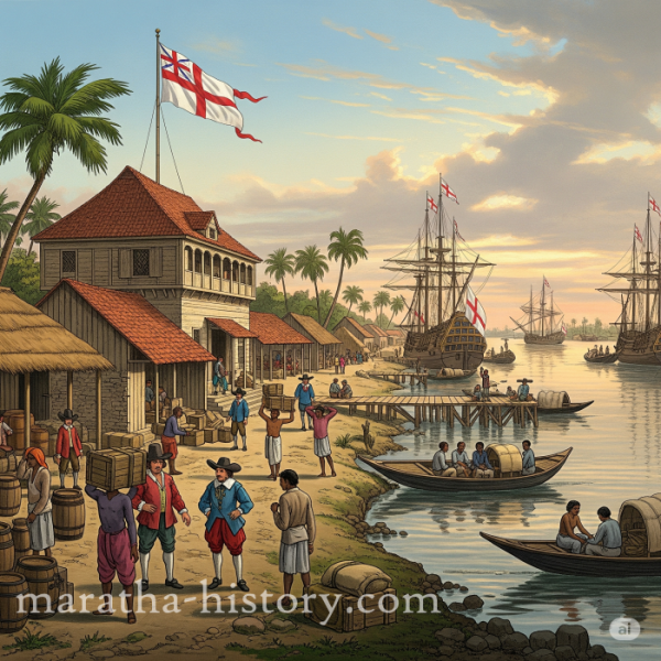 Anglo-Mughal war concludes, British EIC granted permission to establish British trading post in Calcutta