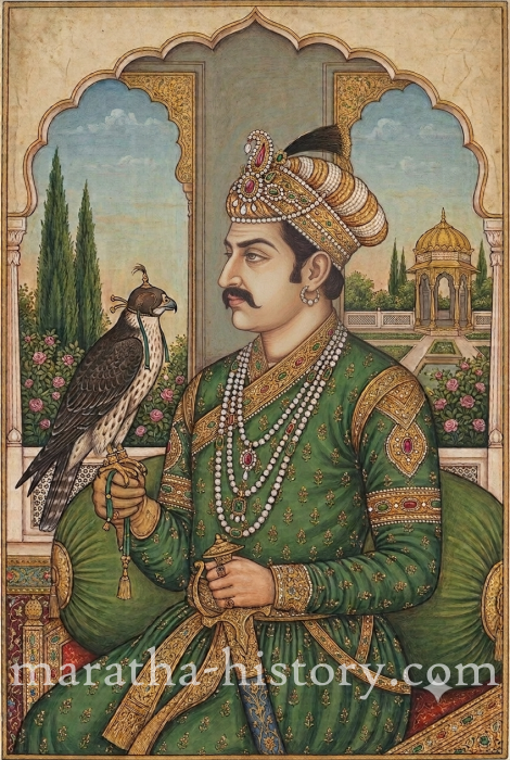 Muhammad Shah 'Rangila', son of the fourth son of Bahadur Shah, ascends the throne