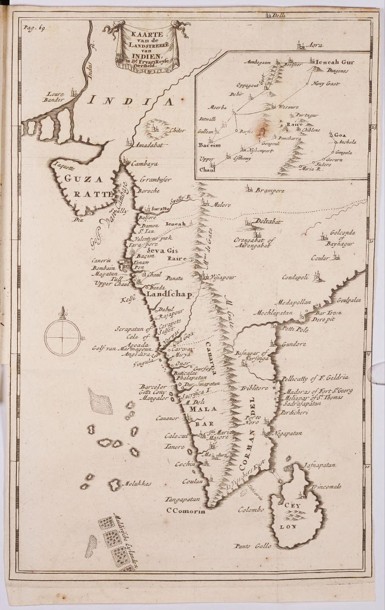 Dr. John Fryer's Map of India