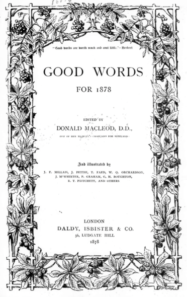 Good Words 1878 Periodical
