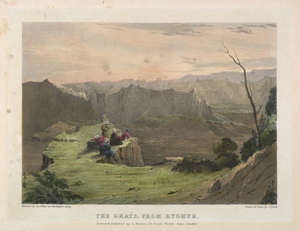 The Ghats from Ryghur (Raigad)
